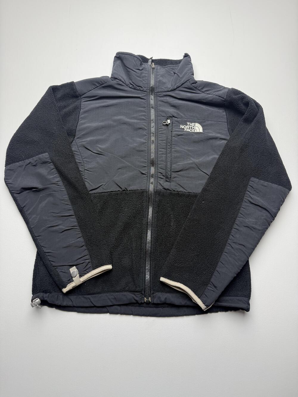 The North Face Fleece Jacket Womens Small Gray Full Zip Pockets Outdoor Warm